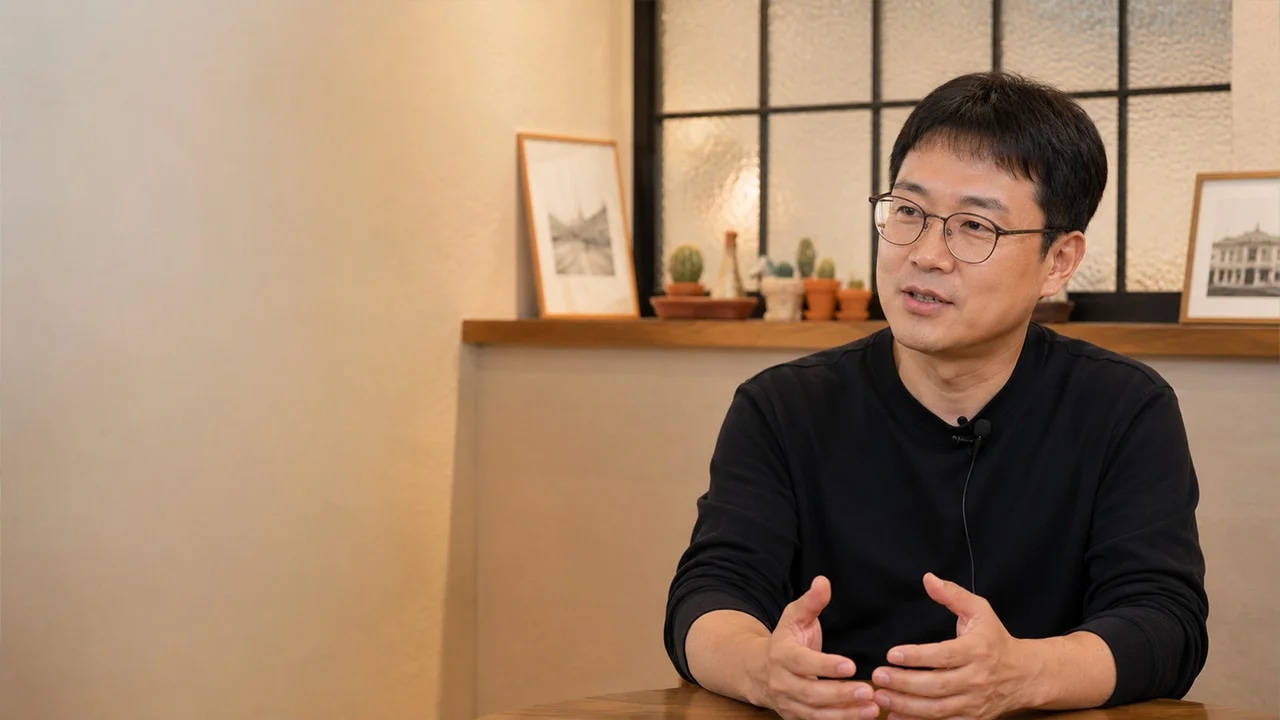 요식업 사장님 인터뷰 사진